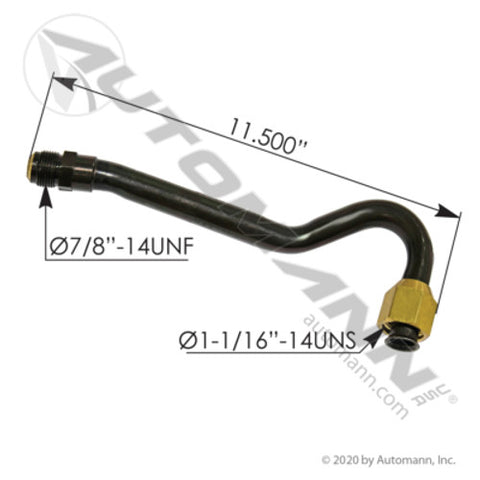 Automann 561.46817 Pipe Air Discharge Freightliner