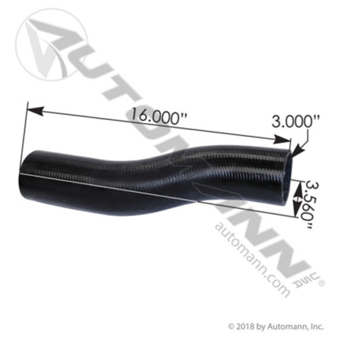 Automann 561.46900 CAC Hose LH M2 ISB Freightliner 3"x16"