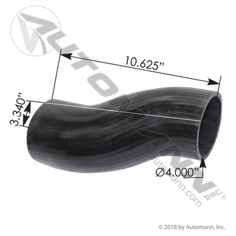 Automann 561.46942 CAC Hose LH Freightliner 4"x10.625"
