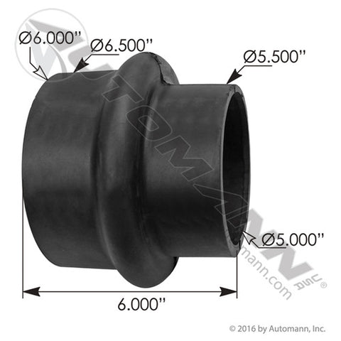 Automann 561.47782 Reducer Hose Rubber 5-6in