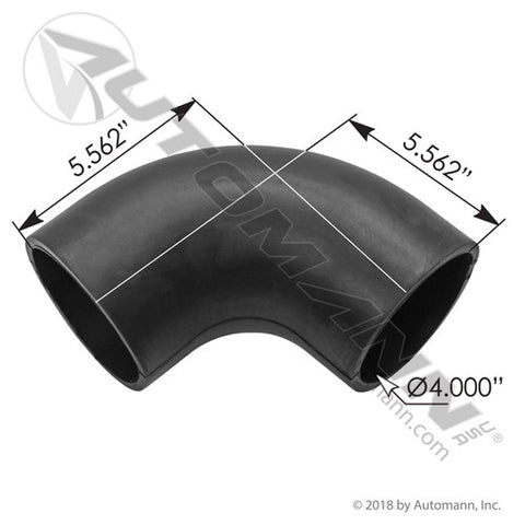 Automann 561.47786 Elbow Rubber 4in ID