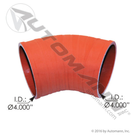Automann 561.59494 Coolant 4Ply Poly 45Deg Elbow; 4 in. ID