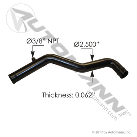 Automann 561.59953 Lower Radiator Pipe Kenworth