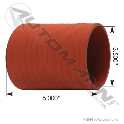 Automann 561.62602 Intake Hose Red Mack 3.5" x 5"
