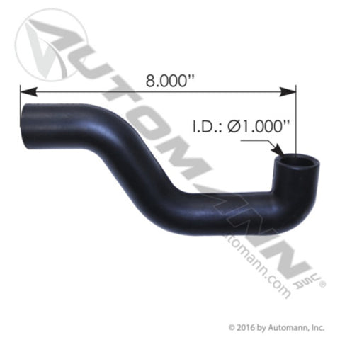 Automann 561.90695 Molded Hose Cummins 1" ID x 8" OAL