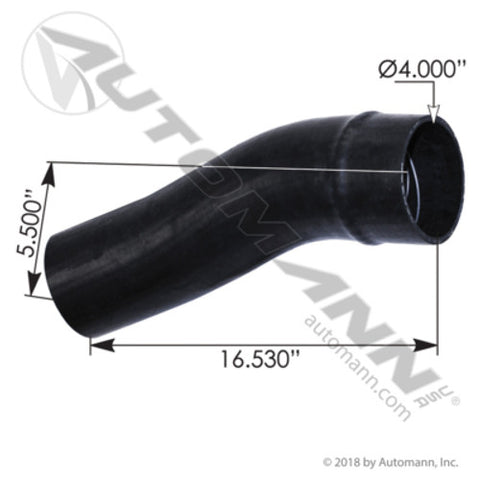 Automann 561.96109 Charger Air Hose Volvo 4"x16.53"