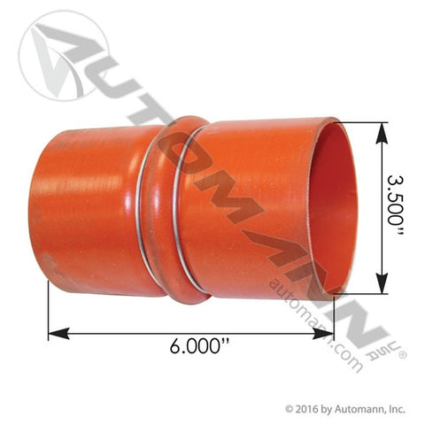 Automann 561.96232 Coolant Hump Hose HotSide Volvo 3.5"x 6"
