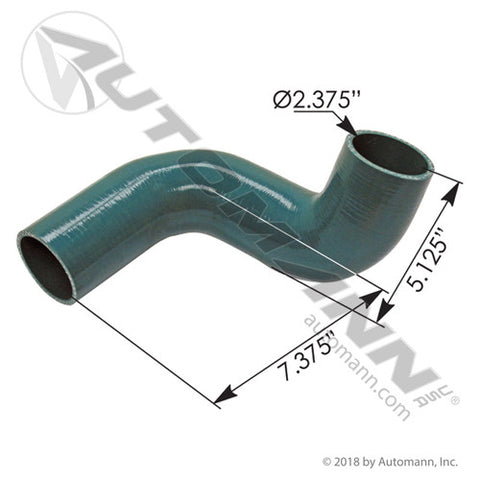 Automann 561.96671 Radiator Hose Upper Volvo 2.375" ID