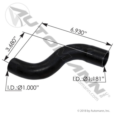Automann 561.96672 Expansion Tank Hose Volvo 1.18"-1" ID