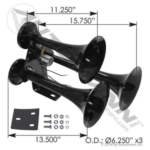 Automann 562.1314B Air Horn