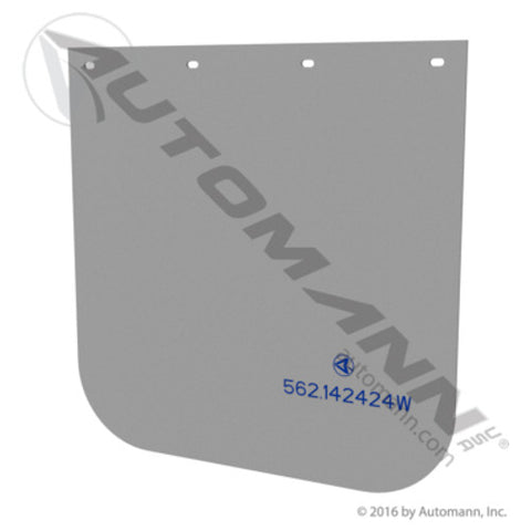 Automann 562.142424W White Poly Smooth 24 x 24 x 0.17in