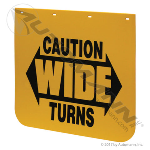 Automann 562.142424YC Yellow Caution Poly 24 x 24 x 0.17in