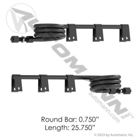 Automann 562.310 Bar Hanger Kit HD - Single Stud Mount