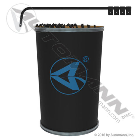 Automann 562.312BK-B Bar Hangers - Straight - 50pc. Barrel