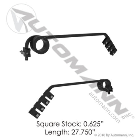 Automann 562.315 Bar Hanger Kit - Angled w/Coil