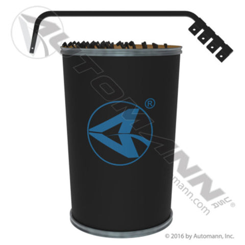 Automann 562.316BK-B Bar Hangers - Angled - 40pc. Barrel