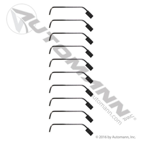 Automann 562.316BK Bar Hangers - Angled - 10pc. Bulk Qty