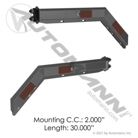 Automann 562.436 Spring-Loaded Hanger Angled Chrome