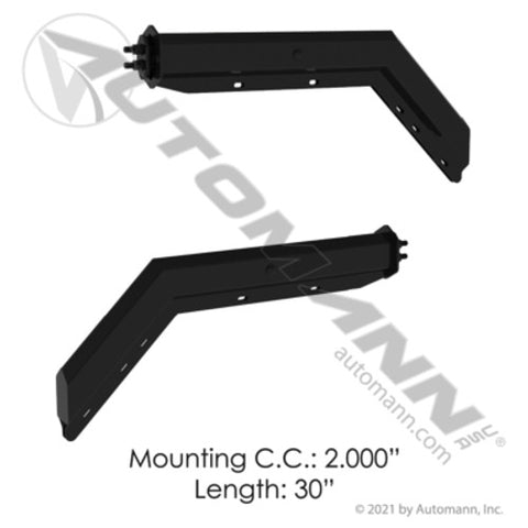 Automann 562.458 Spring-Loaded Hanger Angled Black
