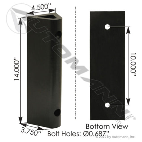 Automann 562.6133 Dock Bumper