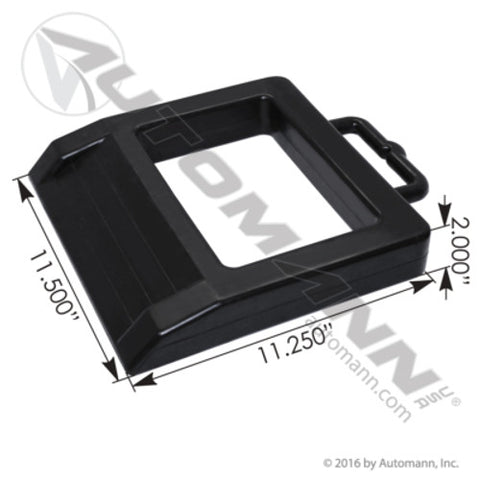 Automann 562.6421B Wheel Chock Pallet Jack Black