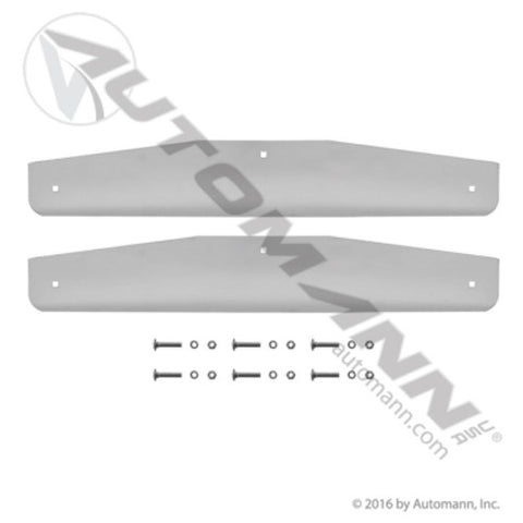 Automann 562.702-2BP Mud Flap Bottom Plate Set 24in SS Bolted