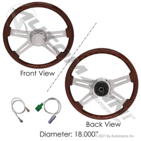 Automann 562.75001SW Steering Wheel Peterbilt