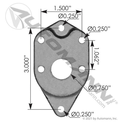 Automann 562.75905 Spacer Air Horn Peterbilt