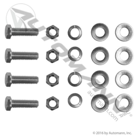 Automann 562.8001 Mud Flap Bolt Kit - 3/8in