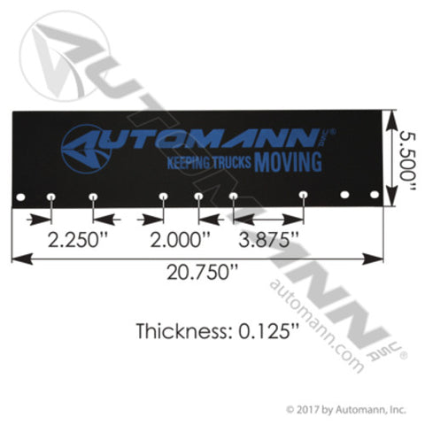 Automann 562.9109 Quarter Fender Top Flap Automann