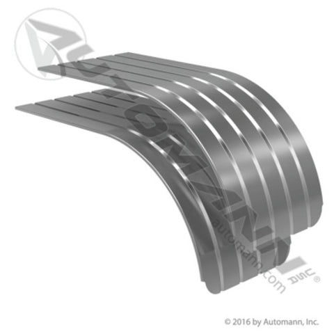 Automann 562.9132 Fender Half Tandem Ribbed SS 66in Pair