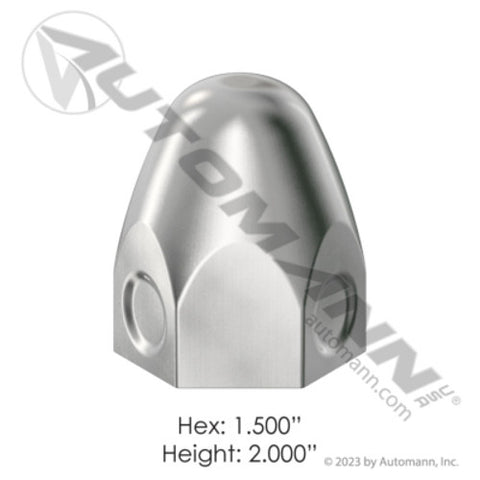 Automann 562.A4001C Chrome Steel Push On 1-1/2in