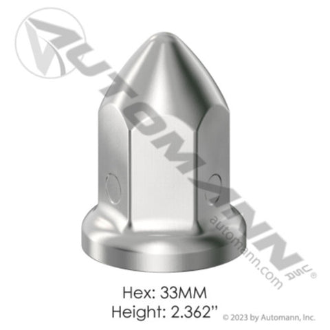 Automann 562.A4005P Chrome Steel Push On 33MM