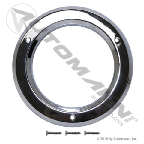 Automann 562.BZ40C Light Bezel 4in Chrome Plastic
