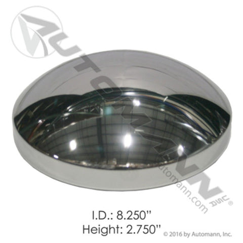 Automann 562.C1003C Rear Hub Cap 8-1/2 Axle 3/4 Stud Chrome