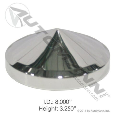 Automann 562.C2001C Rear Hub Cap 8-1/2 Axle 5/8 Stud Chrome