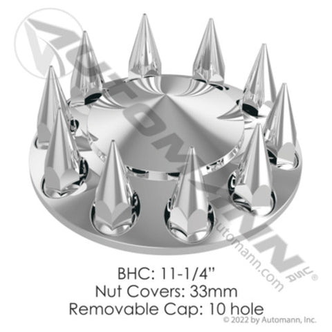 Automann 562.E1007C Front Axle Cover Set Pointed