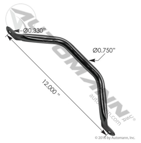 Automann 562.GH12SS Grab Handle 12in S.Steel