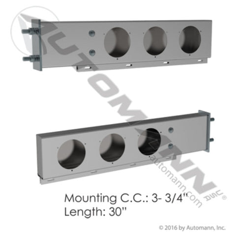 Automann 562.Q1001SS Light Bar 2 Pc Set S.Steel