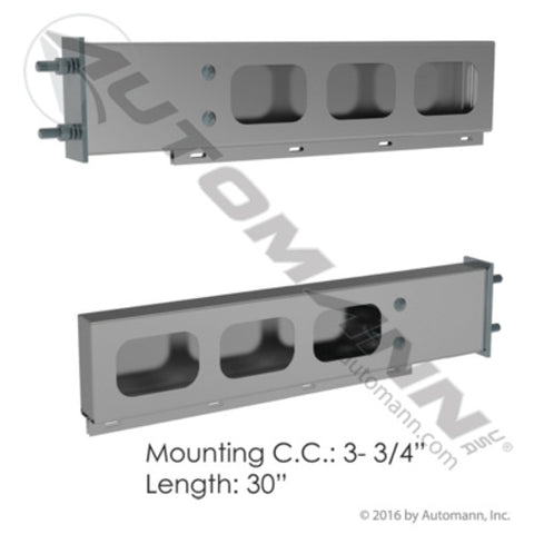 Automann 562.Q1002SS Light Bar 2 Pc Set S.Steel