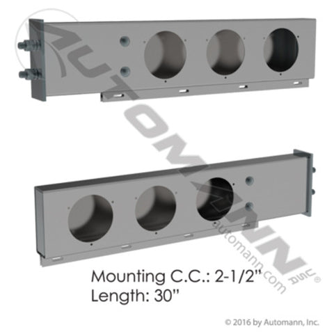 Automann 562.Q1004SS Light Bar 2 Pc Set Stainless Steel