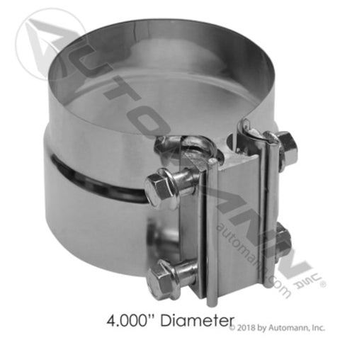 Automann 562.U3104SS Exhaust Band Clamp Preformed 4in
