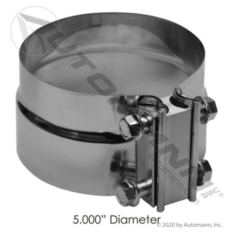 Automann 562.U3105SS Exhaust Band Clamp Preformed 5in