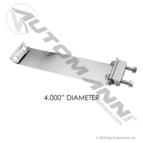 Automann 562.U3204SS Band Clamp Flat 4in S.Steel