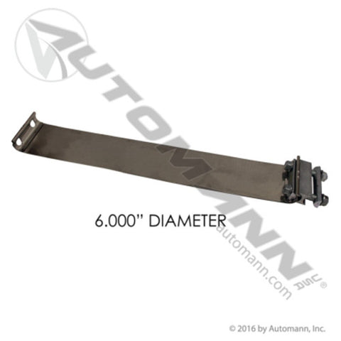 Automann 562.U3206SS Band Clamp Flat 6in S.Steel