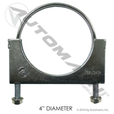 Automann 562.U3404 Flat U-Bolt Saddle Clamp 4in