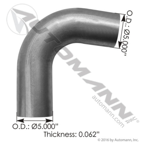 Automann 562.U4612099A Exhaust Elbow ALZ Freightliner
