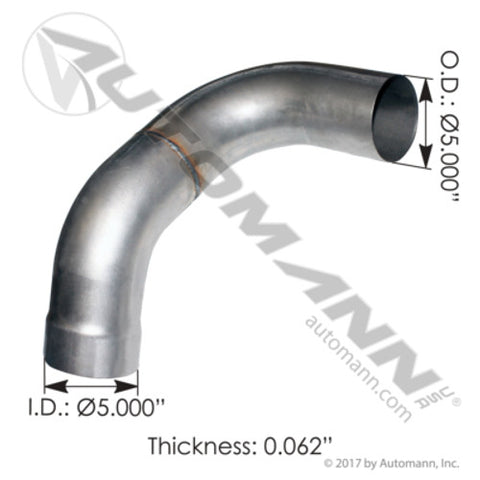 Automann 562.U4619610A Exhaust Elbow ALZ Freightliner