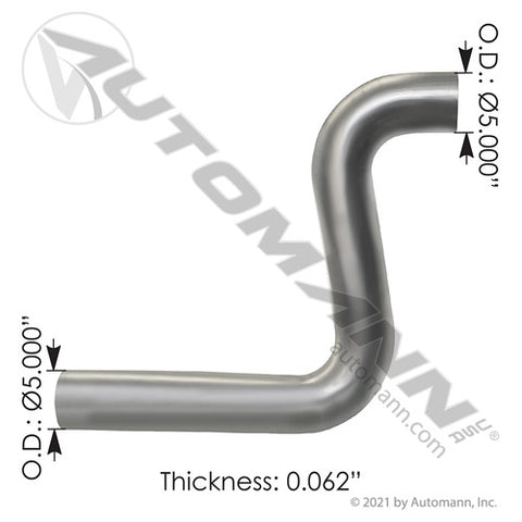 Automann 562.U4623457A Exhaust Pipe ALZ Freightliner