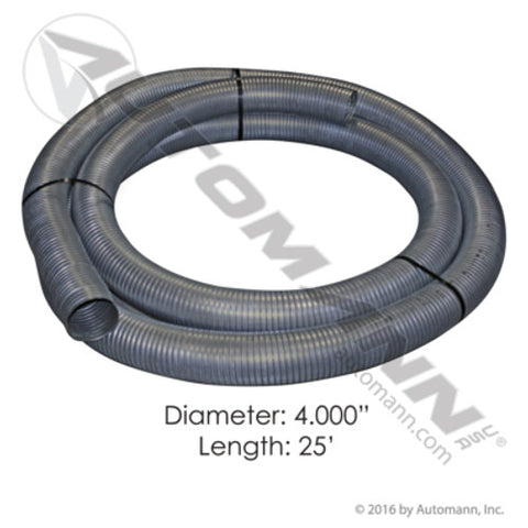 Automann 562.U7240-25G Flex Tubing 4in X 25ft Galvanized